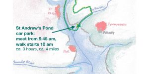 Tywardreath Bay Ponts Mill walk 2023-03-18