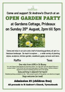 St Andrew's garden party 20th August